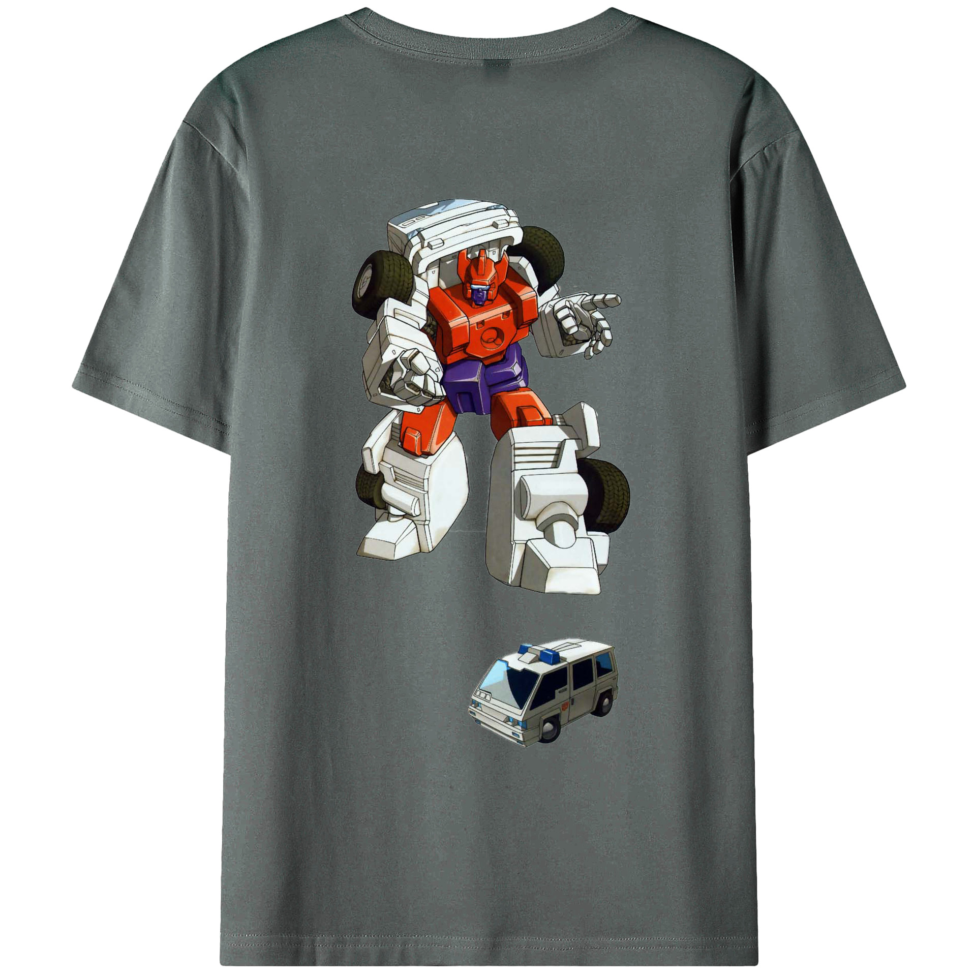 （画像用）  綿100％ メンズ半袖Tシャツ（バックプリント） 通気性